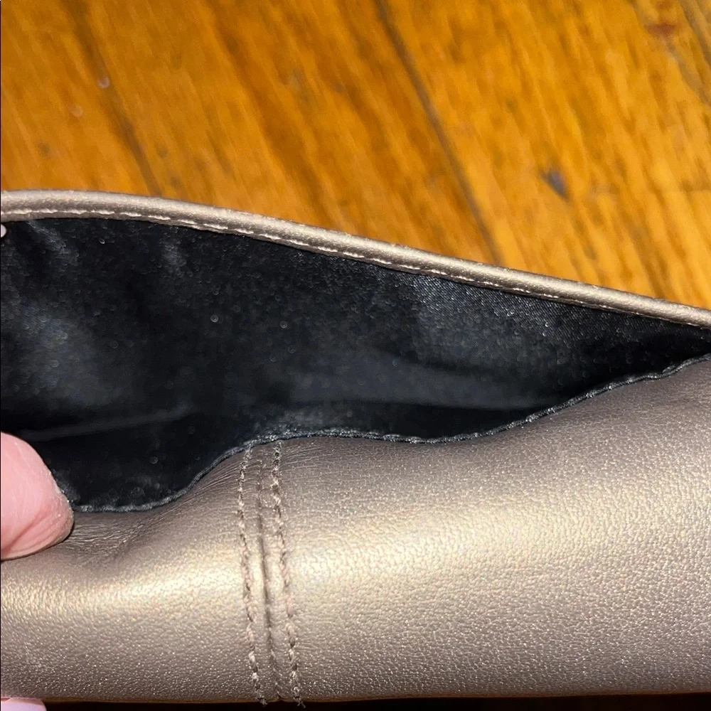 Coach Metallic Gold Leather Wallet